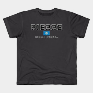 Pierre South Dakota - The Capital in Hughes County Kids T-Shirt